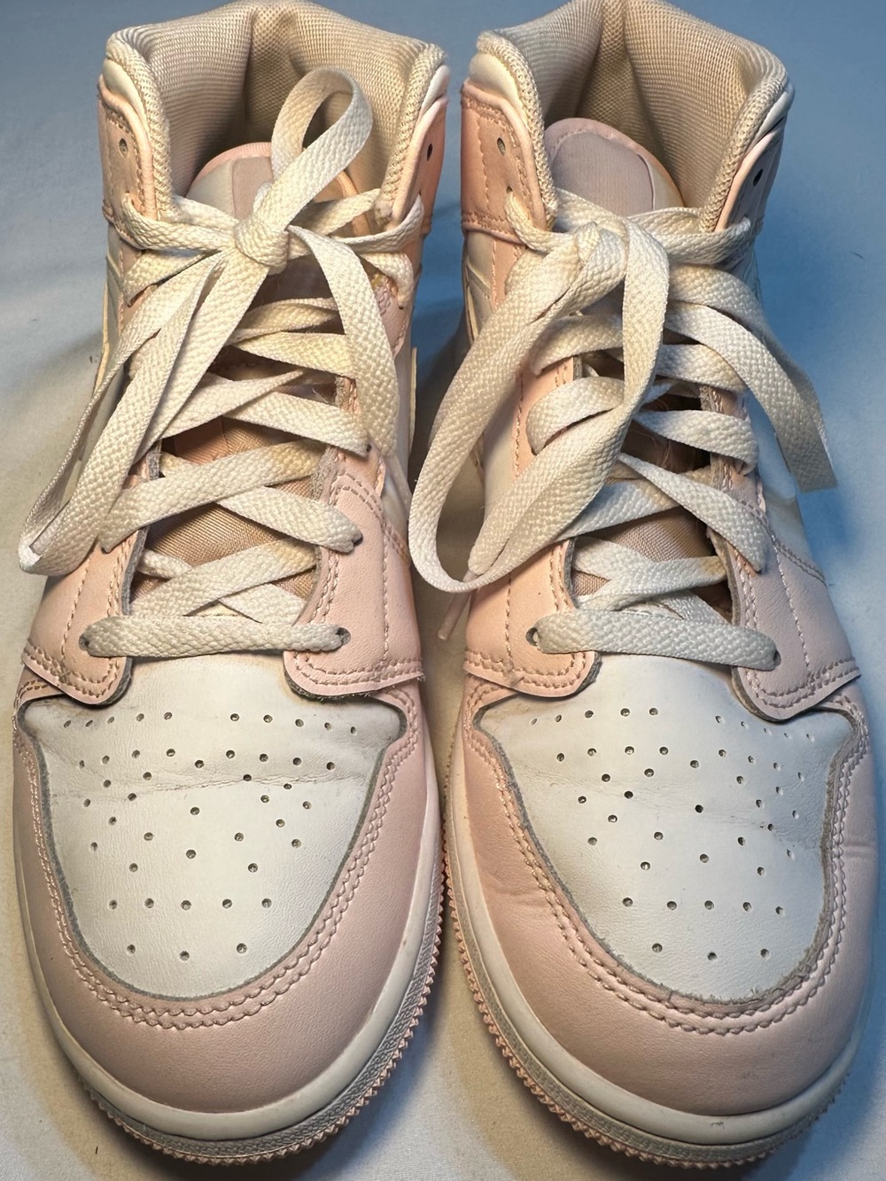 Nike Air Jordan 1 Mid Pink Wash GS 5Y / Women's 6.5